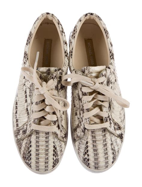 michael kors snake print sneakers|michael kors snakeskin boots.